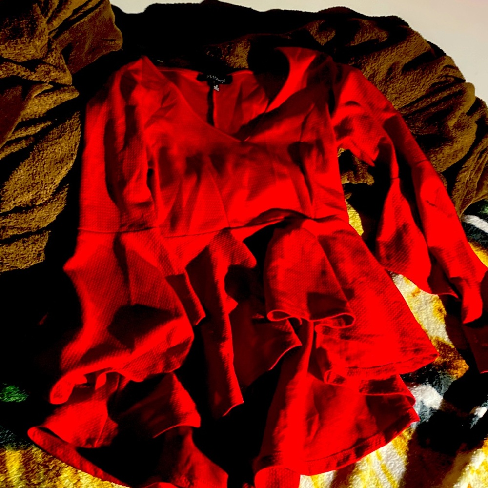 Red blouse for woman